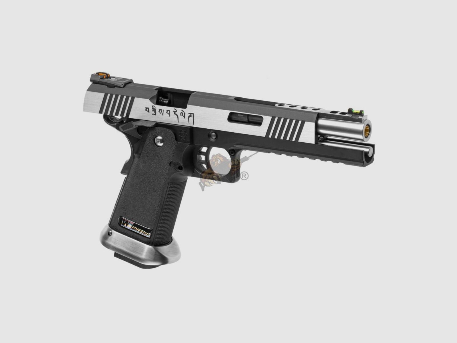 WE Hi-Capa 6 Force A Silver Barrel Full Metal GBB -F-, Bild 3 von 6