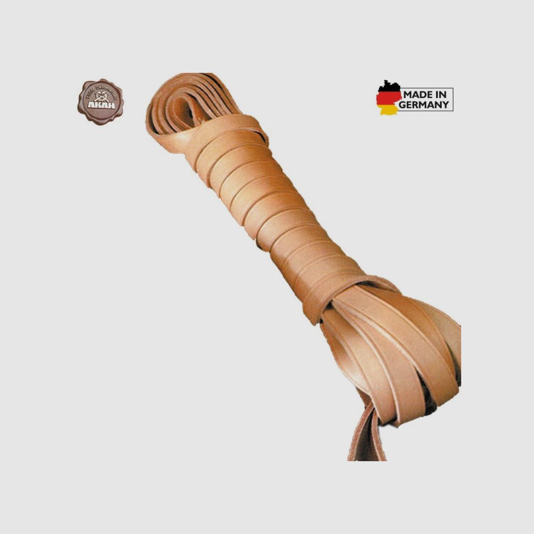AKAH Schweißleine aus Fahlleder 8 m, Bild 1 von 2