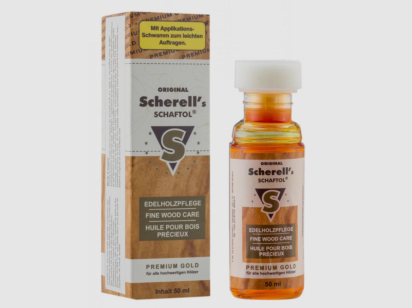 Premium Gold Holzöl - Schaftöl, Bild 1 von 4