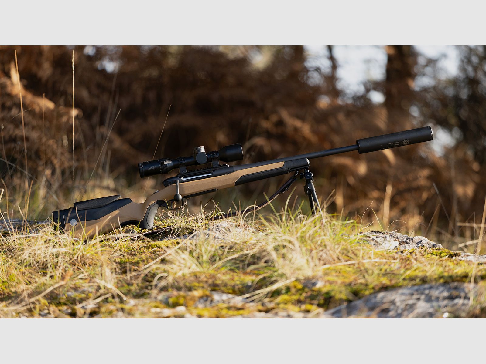 Steyr Arms RMS WILD .30-06 Sprg. 558mm, 3+1 cargador, disparador directo, M15x1, rifle de tracción recta marrón