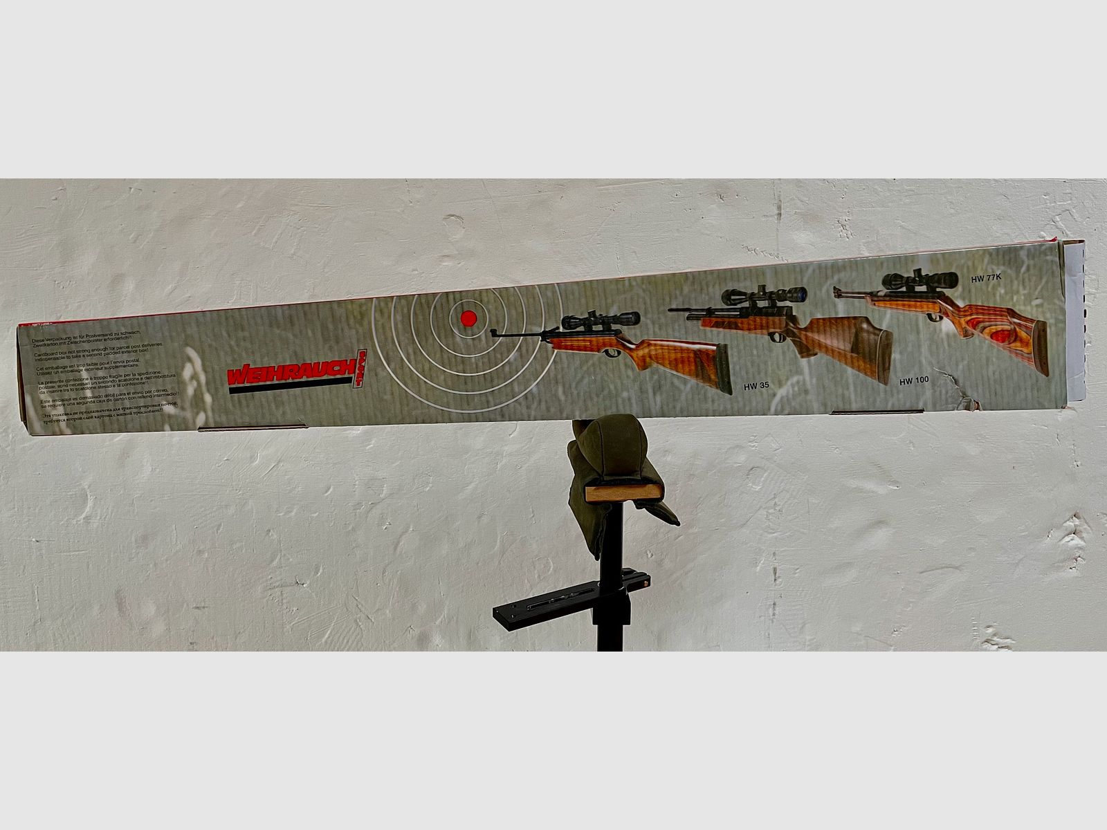 Attraktives Luftgewehr Weihrauch HW 30 S mit Walther Zielfernrohr 4x32