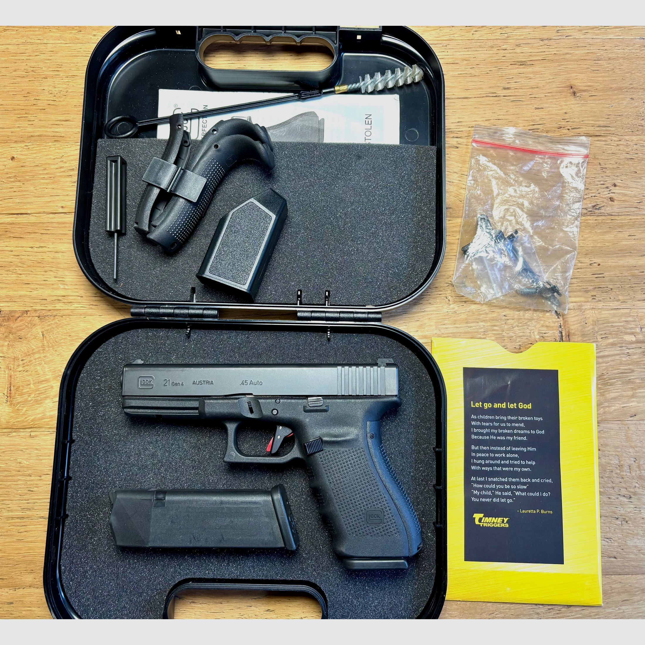 @TOP@ Glock 21 Gen. 4 Kal. .45Auto komplett set mit Timney Sport Abzug