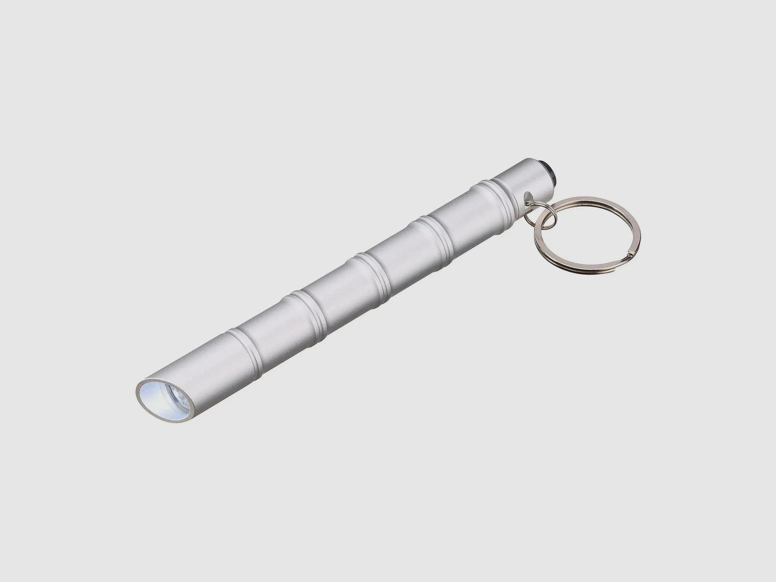 KH Security KH Security Kubotan Druckverstärker mit LED silberfarben
