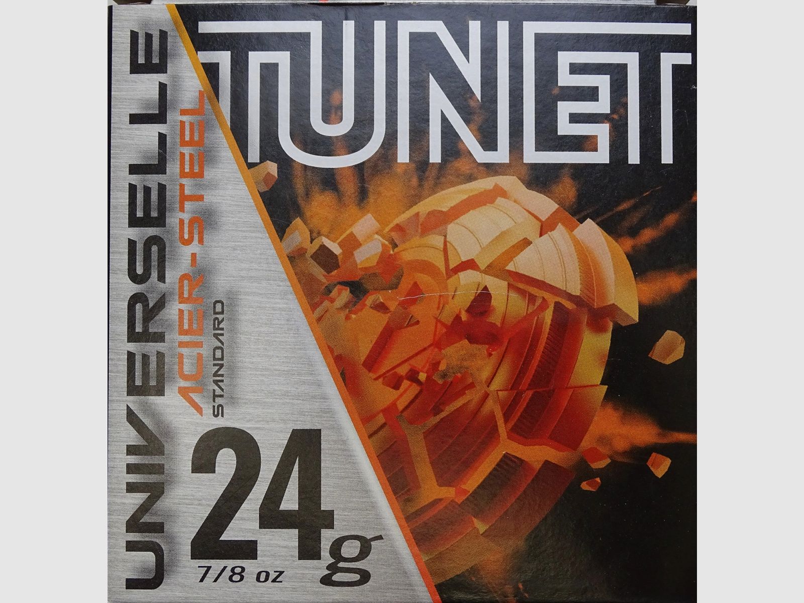 Tunet 12/70 Stahl Schrot 24g - 1000 Schuss