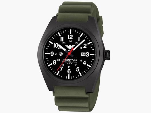 KHS KHS Uhr Inceptor Black Steel Diverband oliv