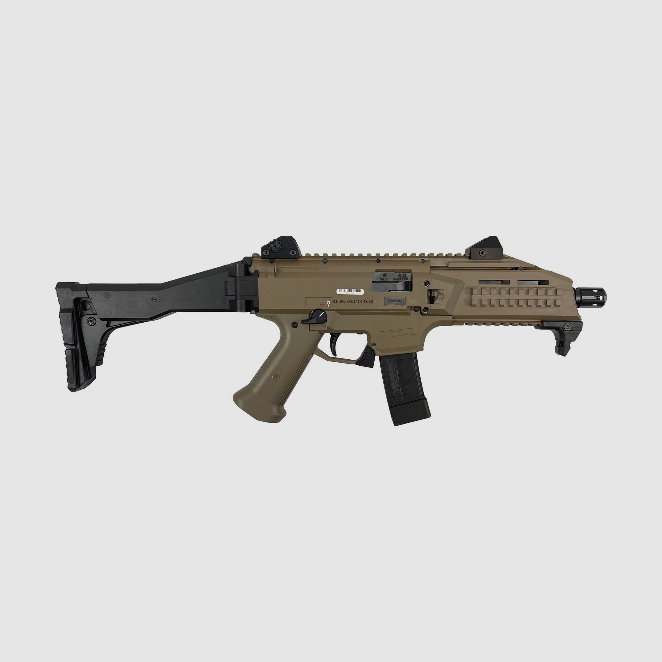 CZ – Halbautomat / Scorpion EVO 3 S1 / FDE / 9mm Luger, Bild 2 von 2