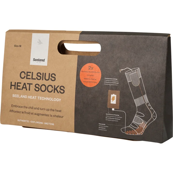 SEELAND Celsius Heat Socken – Pine green melange (406490015), Bild 5 von 6