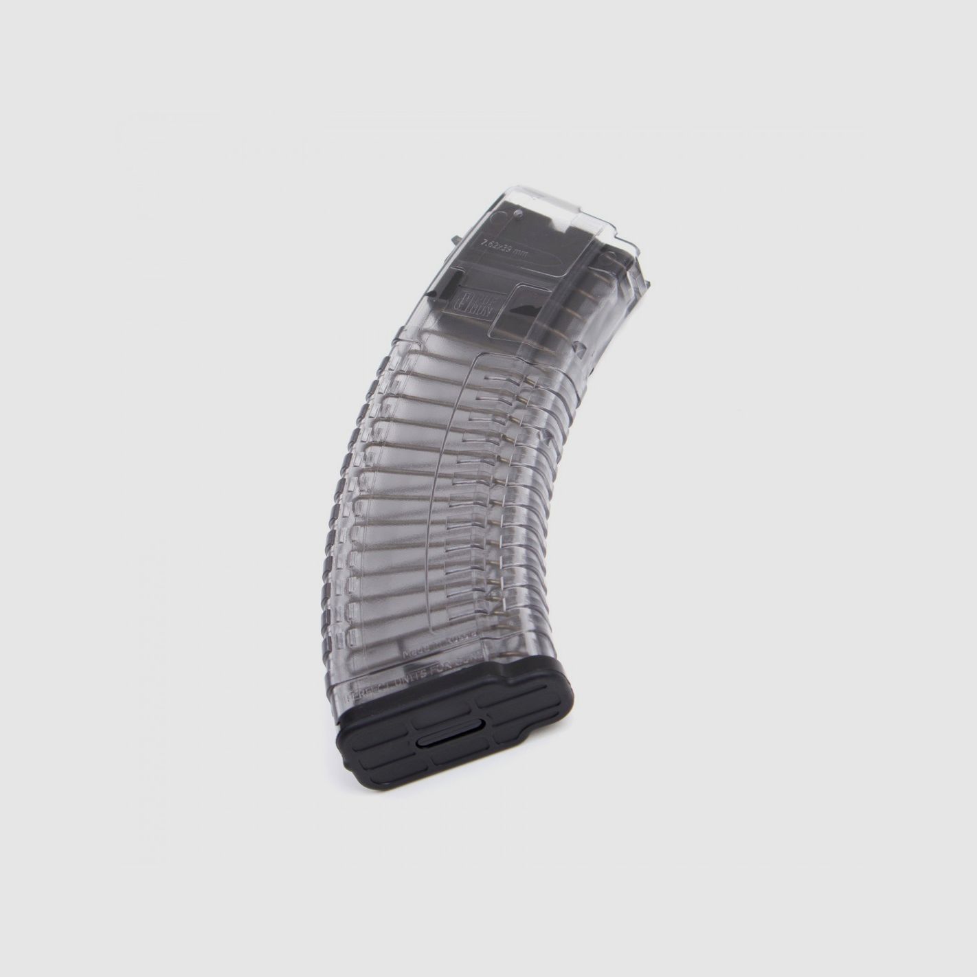 PUFGUN CARGADOR DE 30 DISPAROS PARA AK/SAIGA CAL. 7,62X39MM TRANSPARENTE, imagen 3 de 3
