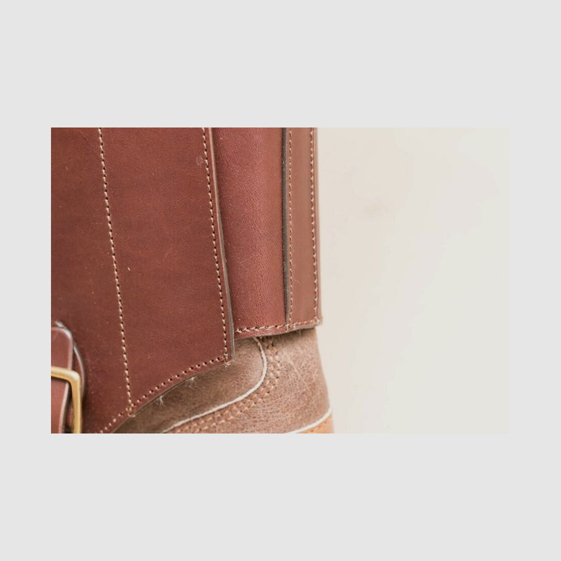 Hunting gaiters genuine leather