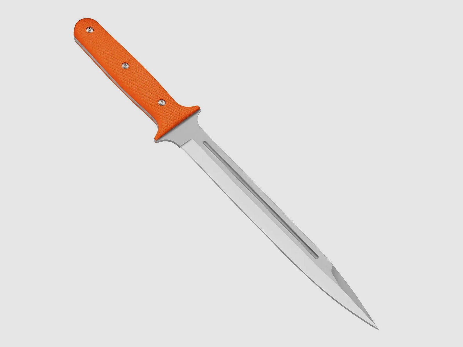PUMA XP pig sticker 15, Abfangmesser, Orange G10 mit Fischhaut, Kydex Scheide