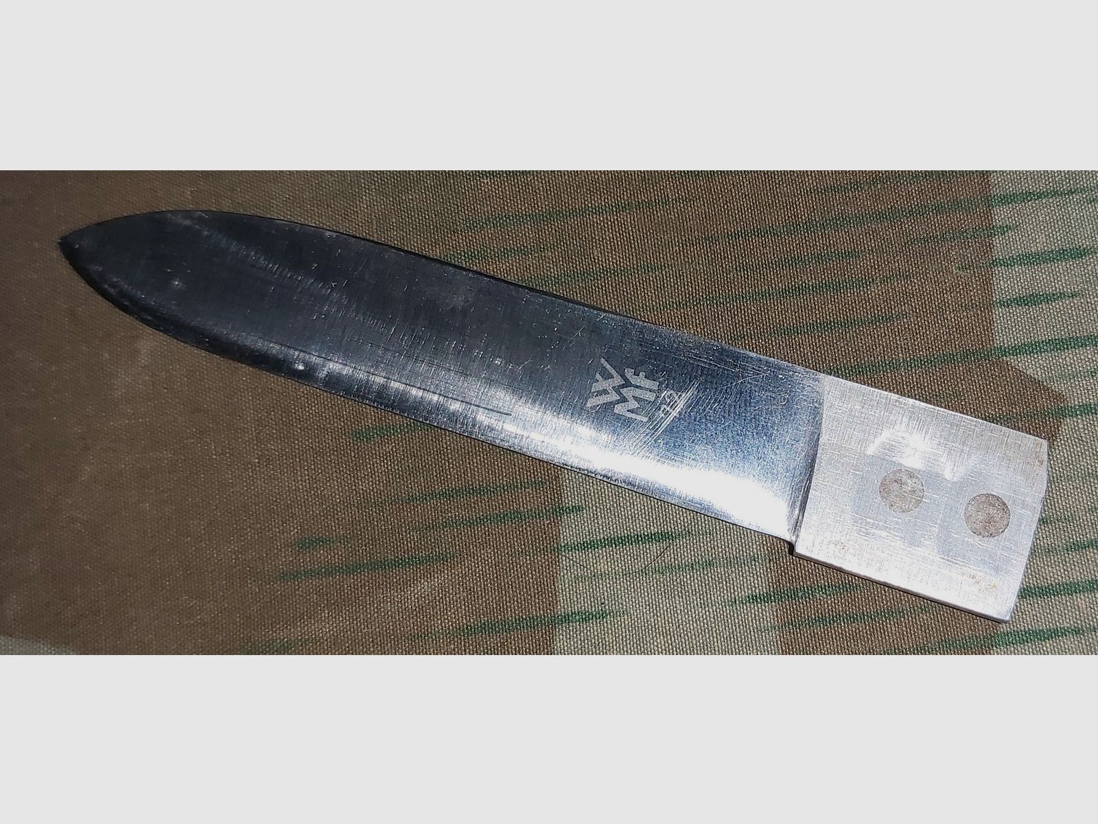 Cuchillo plegable Bundeswehr Fallschirmjäger WMF solo la hoja !!!