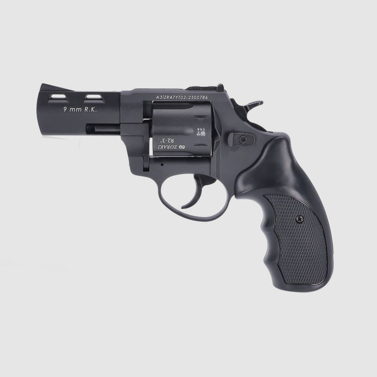 Zoraki R2 blank firing revolver 3 inch 9 mm R.K. black