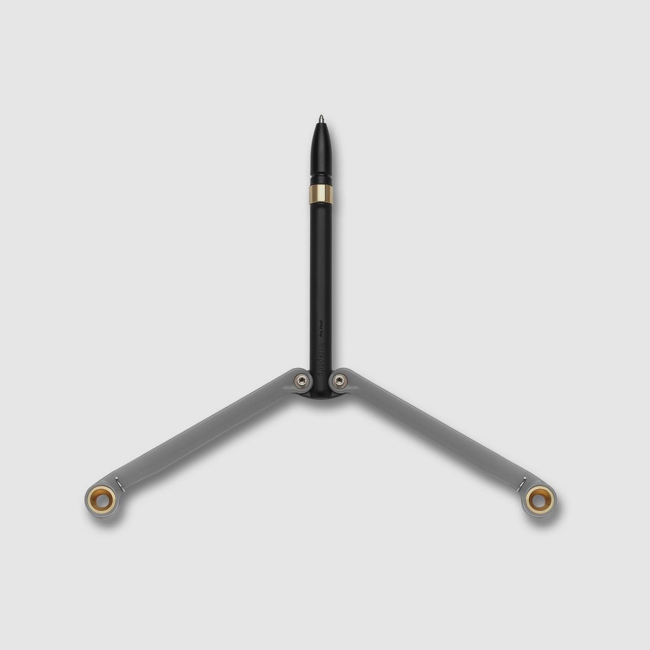 Kugelschreiber BaliYo Heavy Duty Grau / Schwarz