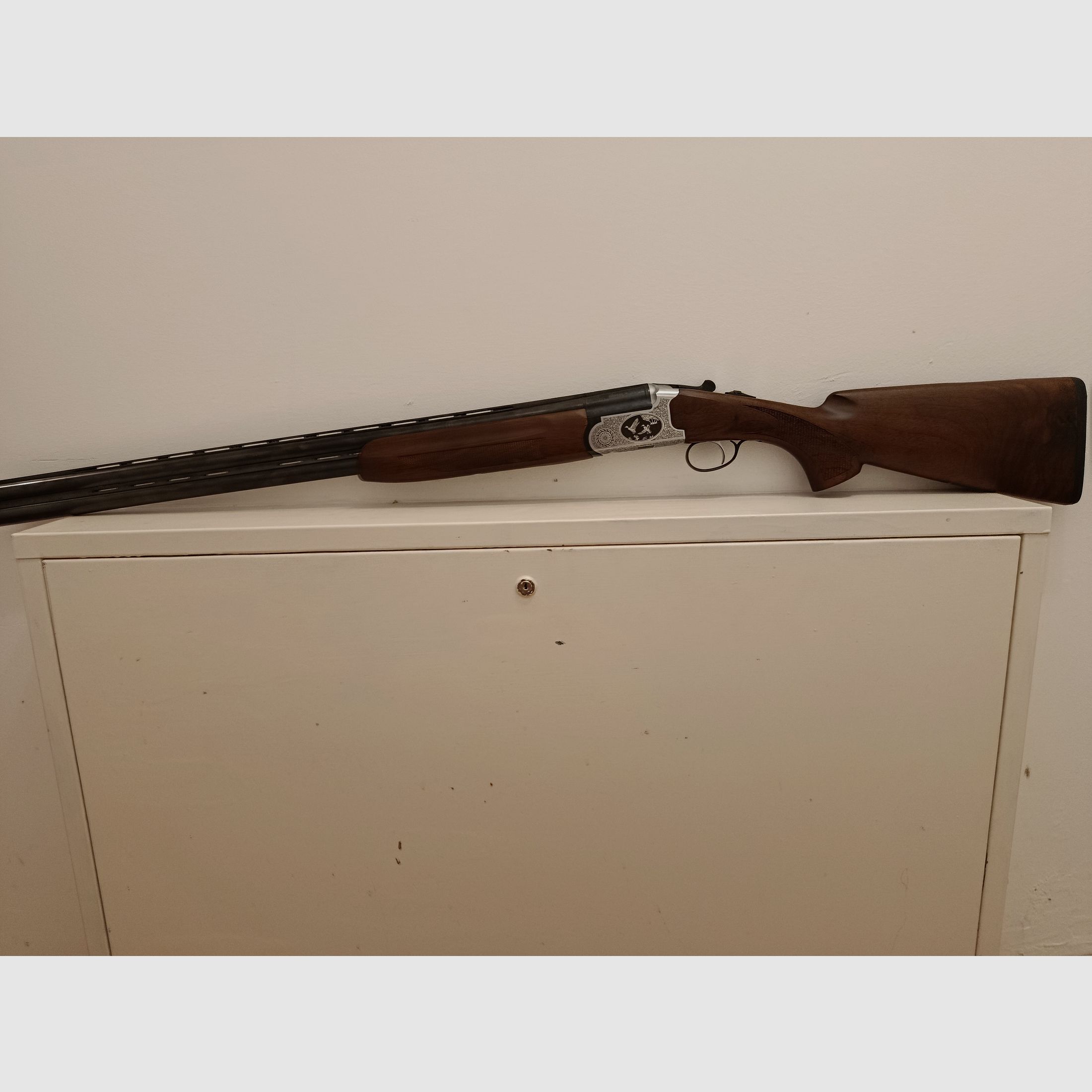 double-barreled shotgun