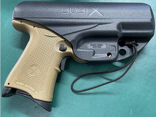 BubiX halbautomatische Pistole 9x19mm - Braun