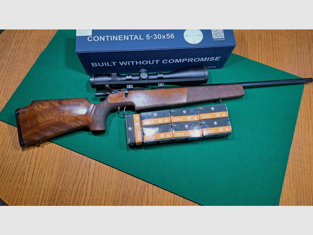 KRICO hunting match LEFT including VECTOROPTICS Continental 5-30x56, including 350 rounds of RWS hunting match ammunition