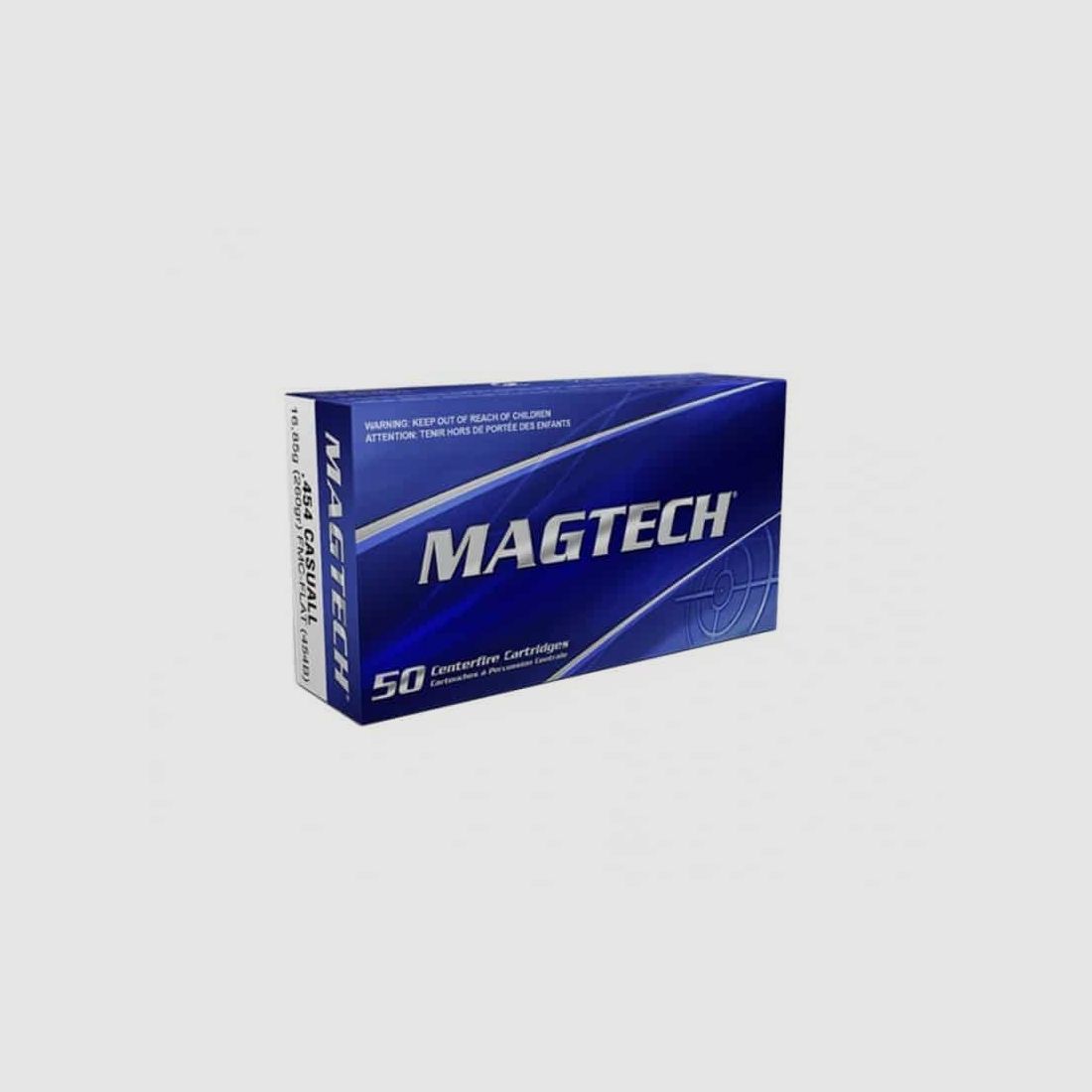 .454 Casull Magtech FMJ-Flat 260grs., image 1 sur 2