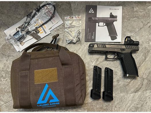 Laugo Arms Alien Creator Evolution Kal. 9mm Luger, Vollset!