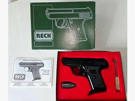 Pistola de gas automática Reck + modelo de inicio G5, calibre 8 mm