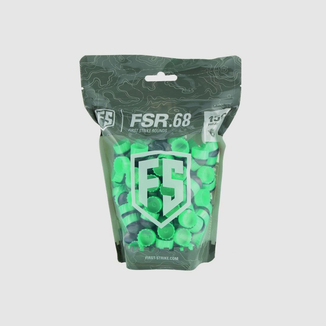 First Strike Paintballs 150 Schuss Tte (grau/mintgn)