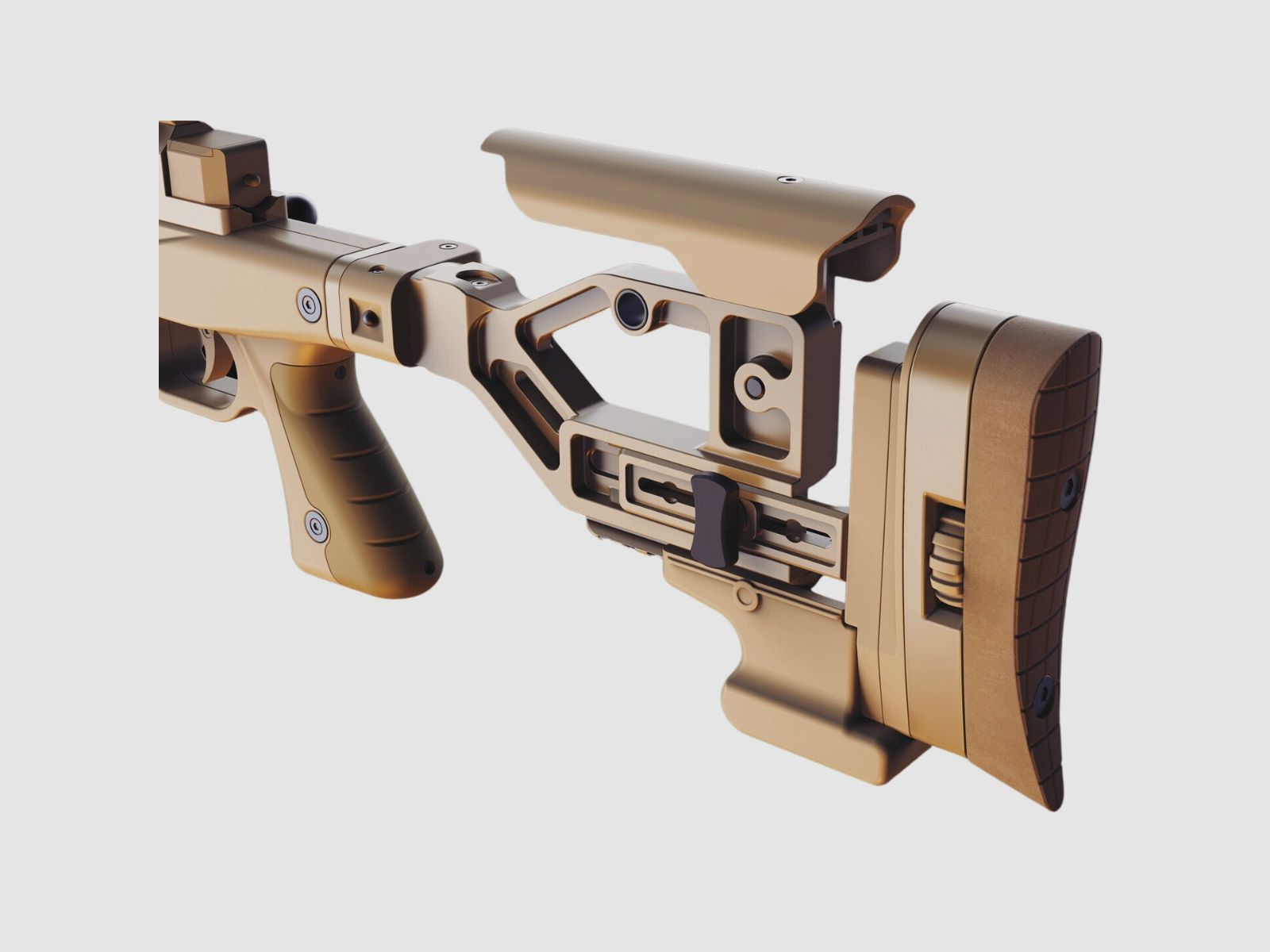 Accuracy International AXMC TMB .338 Lapua Magnum 27" FDE, imagen 3 de 7