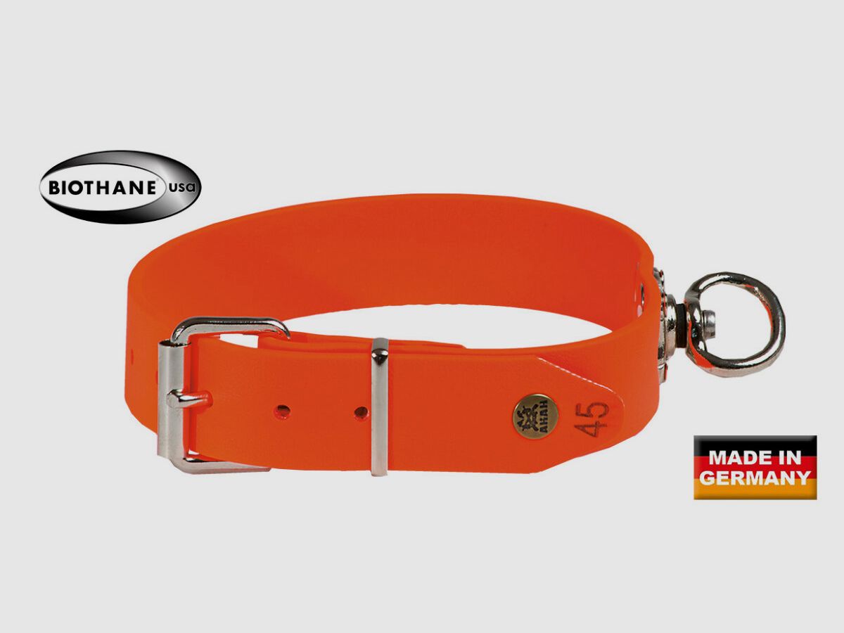 AKAH Biothane halsband met gesp sluiting 55 cm