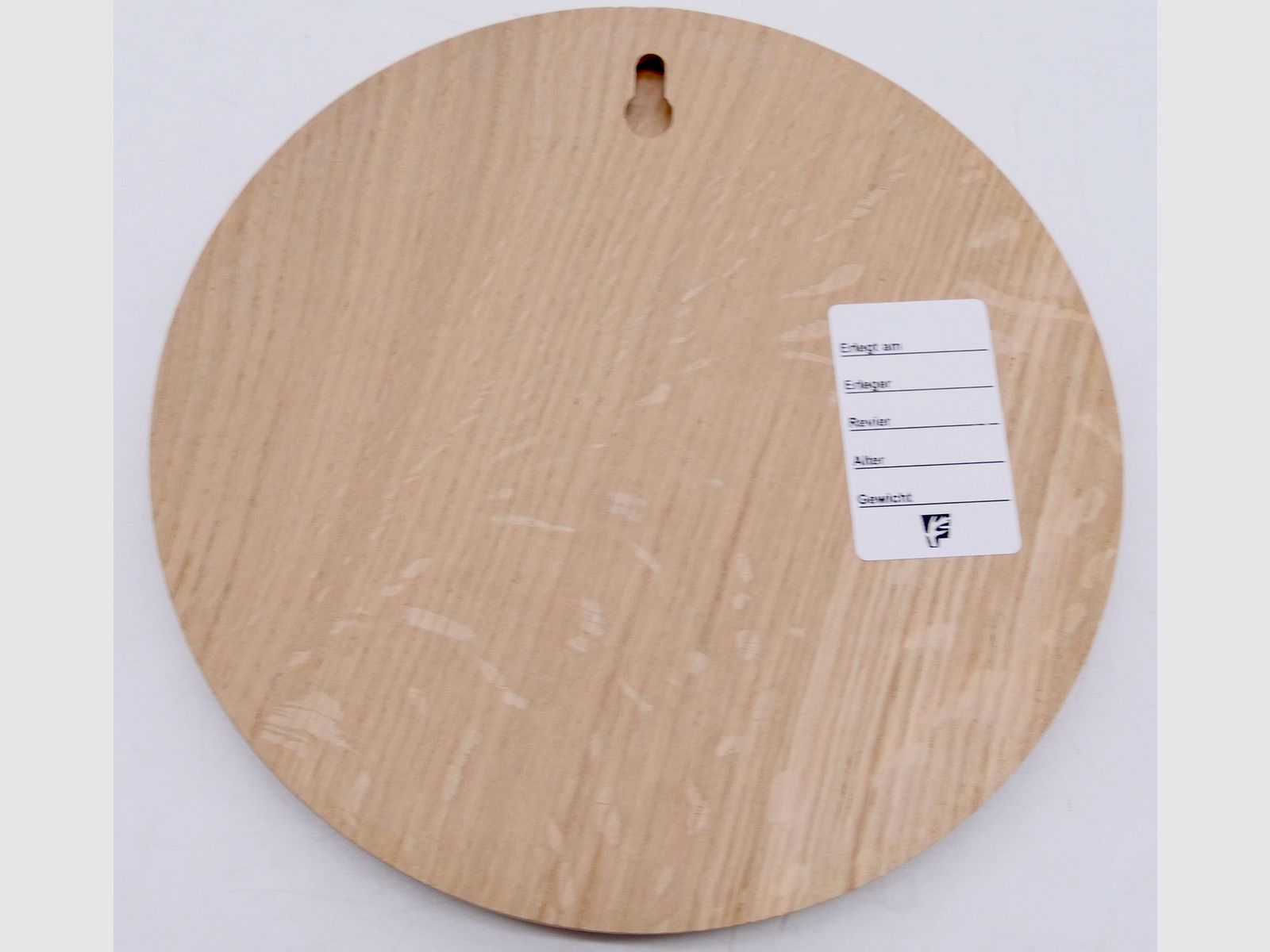 Runde Eichenholzschilder für Keilerwaffen Hell 17 cm