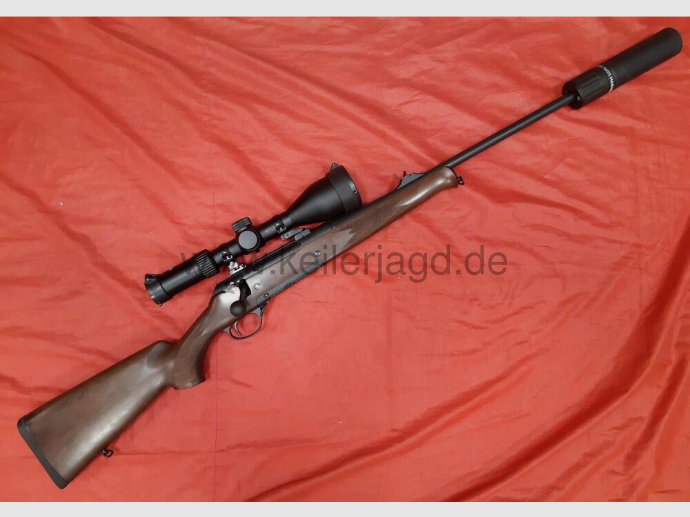Haenel Jaeger 10 Holzschaft Kal.308 Win + 3-12x56 AKAH-ZFR + Haenel JGR SD