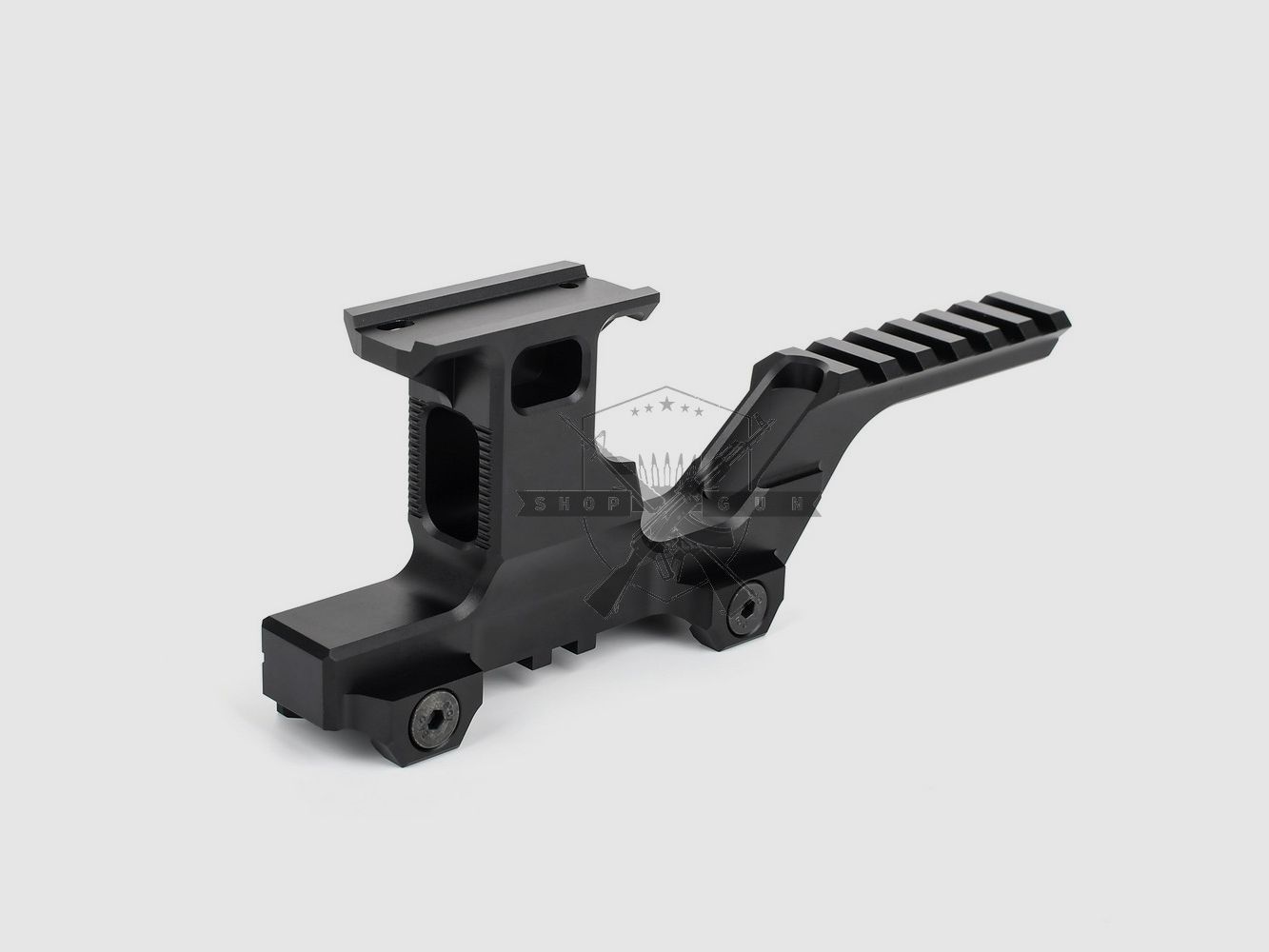 High mount for Red Dot and PEQ Box - Black [WADSN]