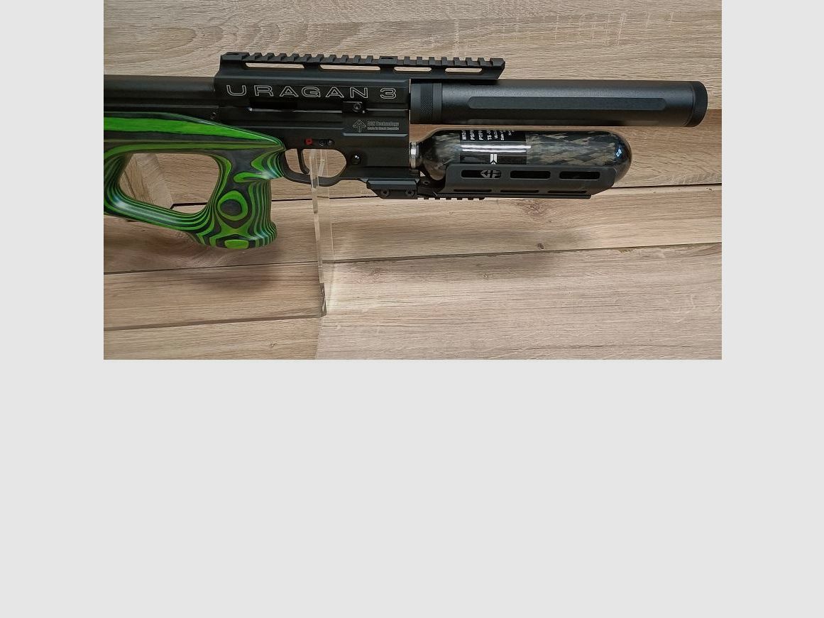 Carabine PCP AIRGUN TECHNOLOGY URAGAN 3 – Compact – stratifié Green, image 5 sur 5