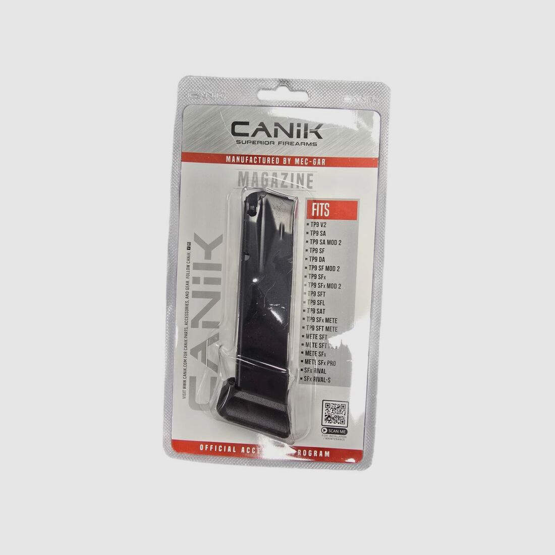 Revista de repuesto para pistolas Canik 9mm 15+3 9mm Luger disponible de inmediato