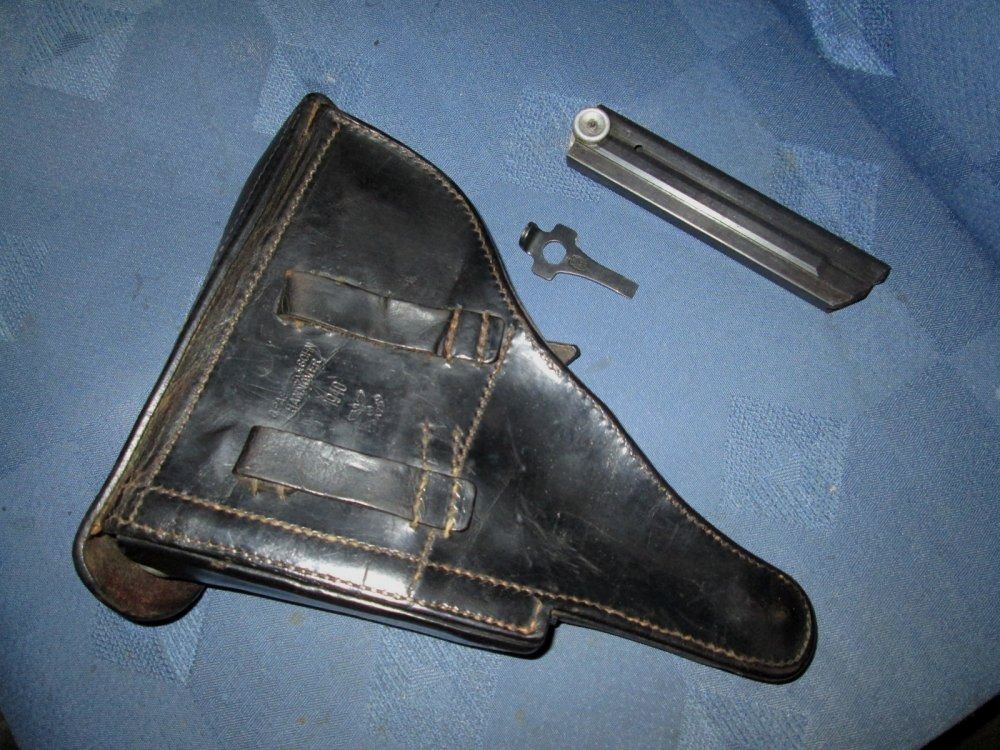 Holster P08 1940 mit Magazin aus Wk2 