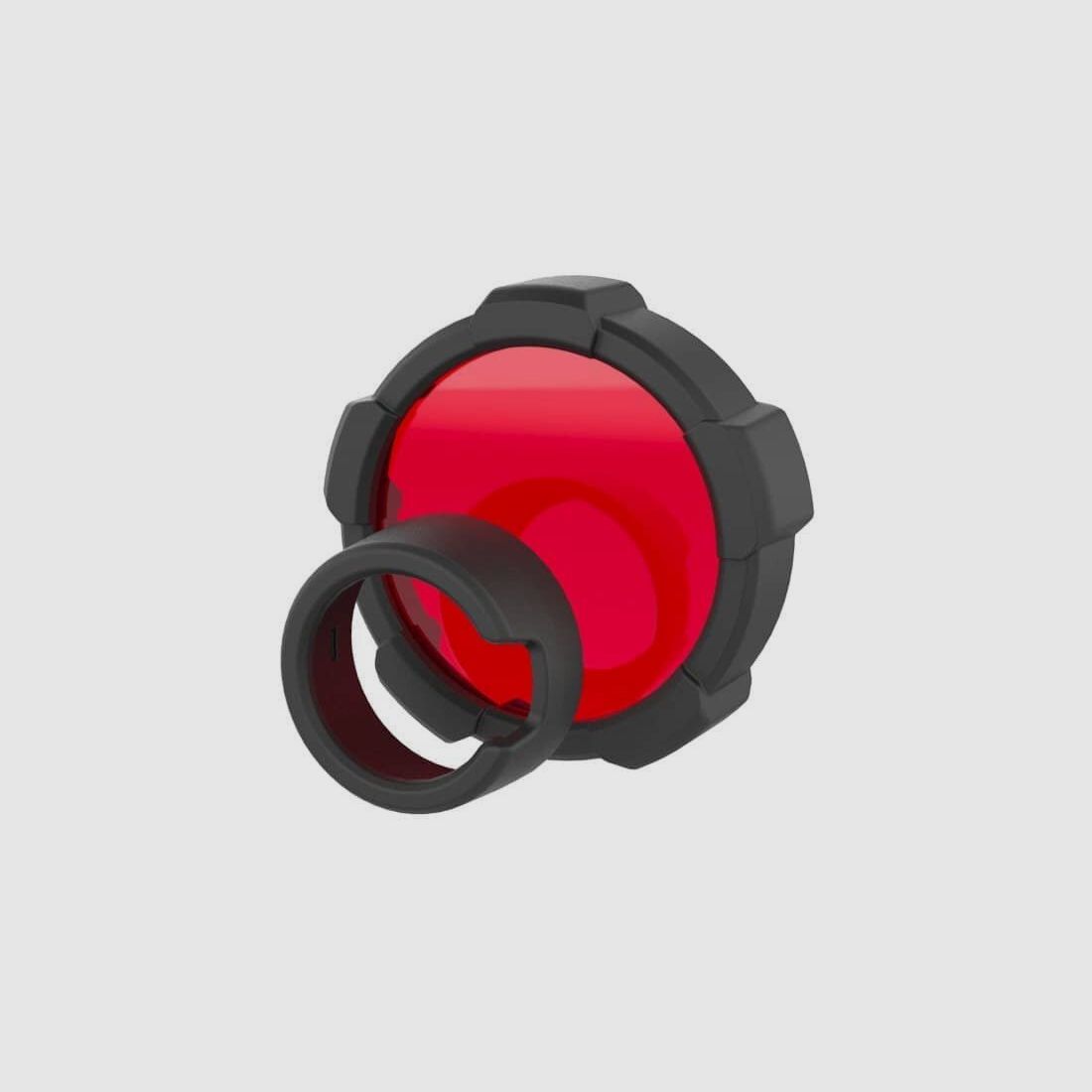 Filtre de couleur LedLenser rouge 85,5 mm boîte noire