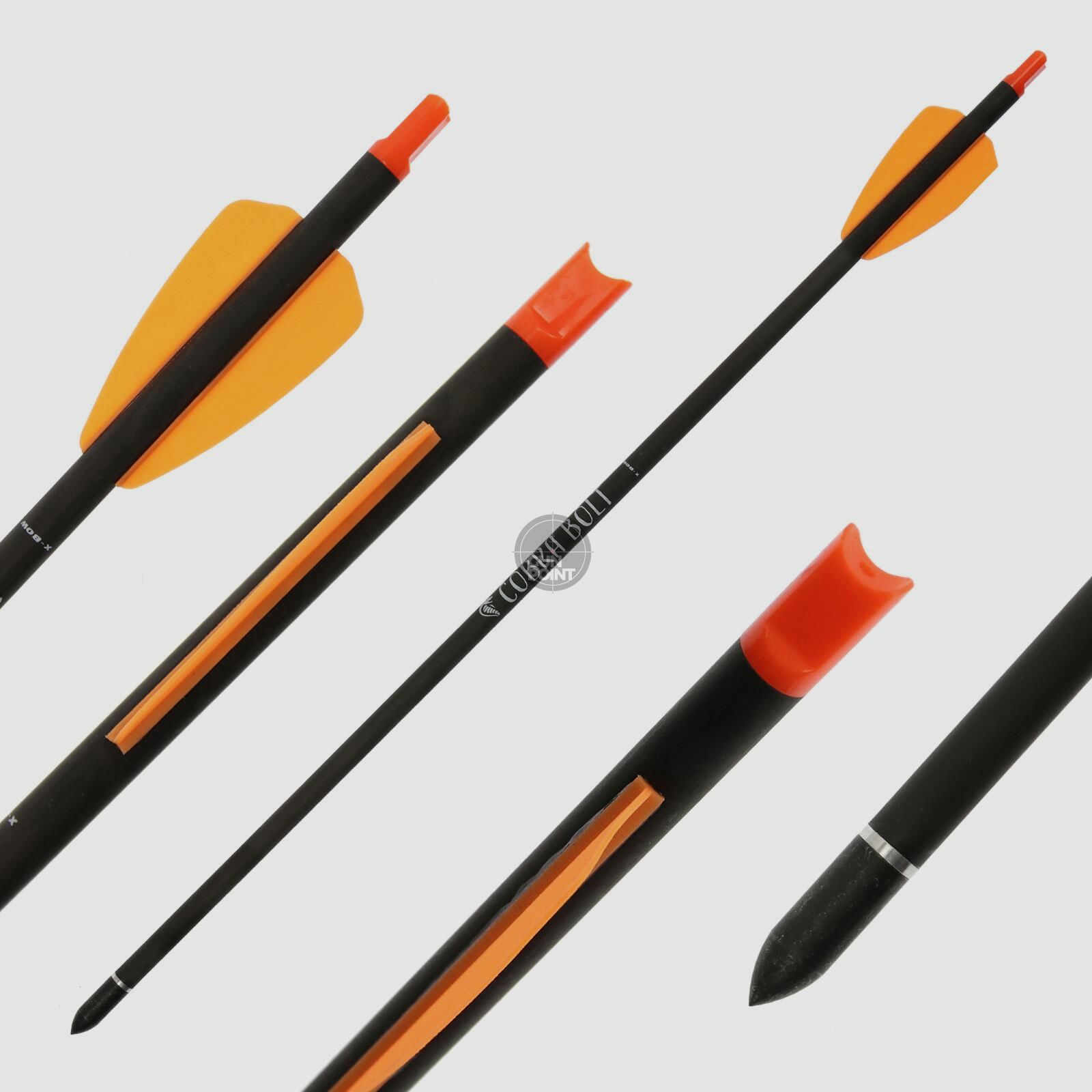 Carbonbolzen | X-BOW Bolzen fr Cobra System, Cobra R9 + R10 & Adder - 15 Zoll | Deep Penetration