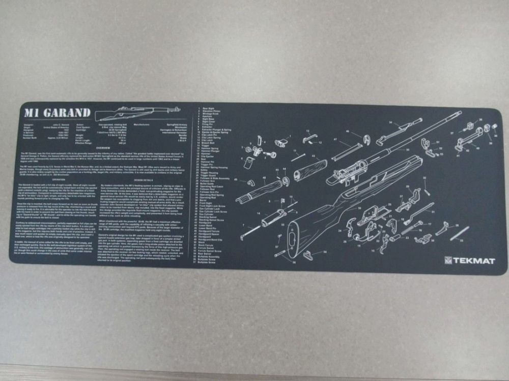 TEKMAT TAPPETINO DA BANCO M1GARAND