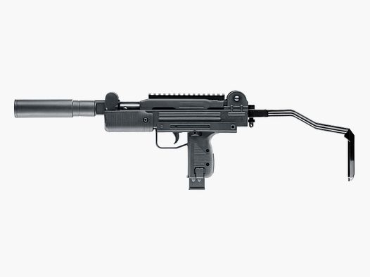 IWI Mini UZI Pistola ad Aria a Canne Ribaltabili 4,5 mm Diabolo
