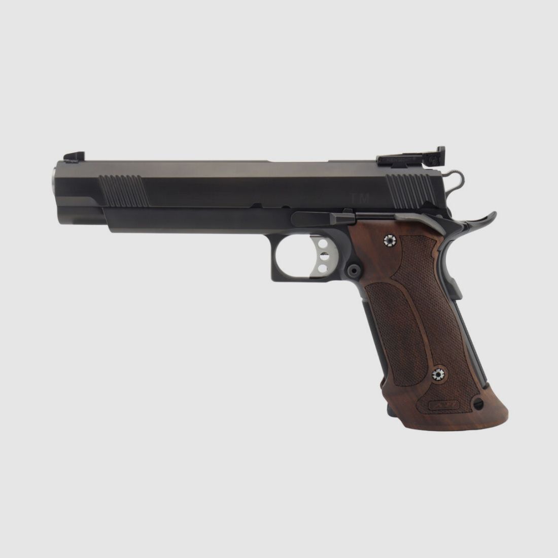 STP TM 9 BOMAR 6.0 Pistola Match Longslide Hecha en Alemania con empuñadura Nill