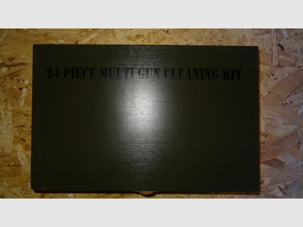 Storm weapon cleaning set / cleaning kit combo for short and long guns, 24 pieces