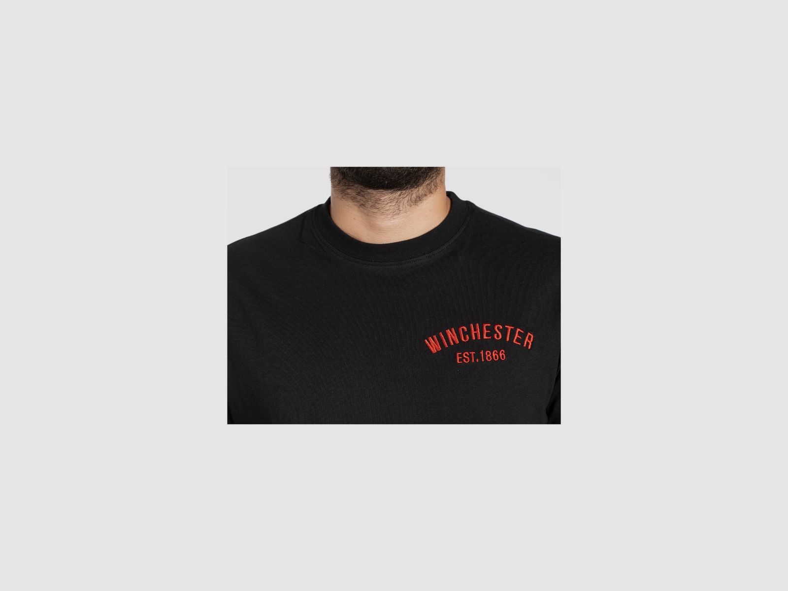 T-shirt, Winchester, Columbus, Zwart, 2XL, afbeelding 2 van 3