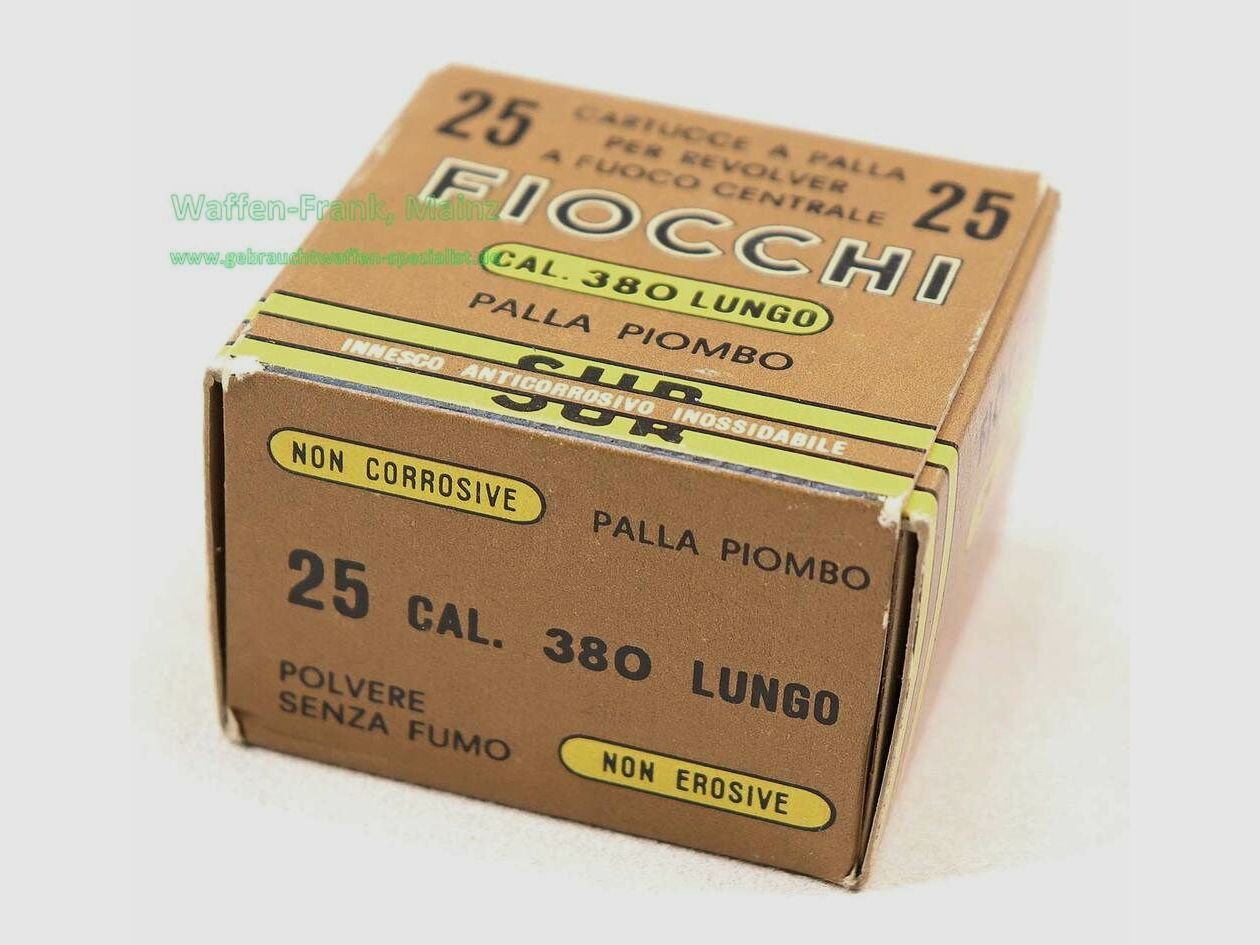 Fiocchi - Cartucce per revolver italiane .380 Lungo