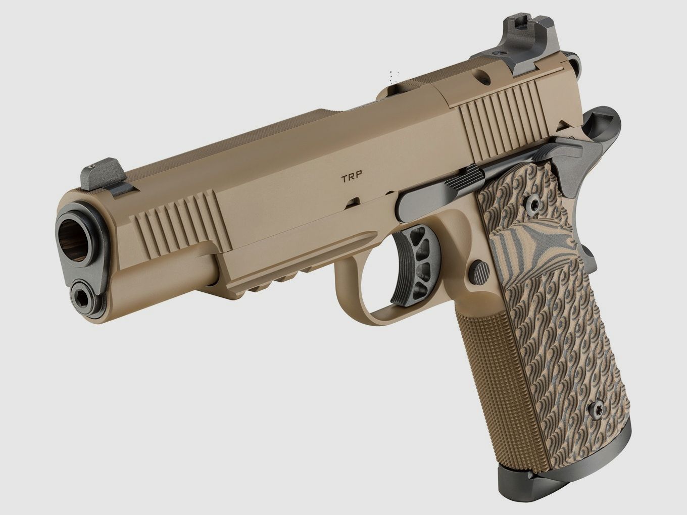 1911 TRP 5" AOS Custom Cerakote Coyote Brown, immagine 3 di 4