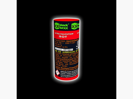 Blackboxx Ultra Smoke Pot 90 Sec. - Red