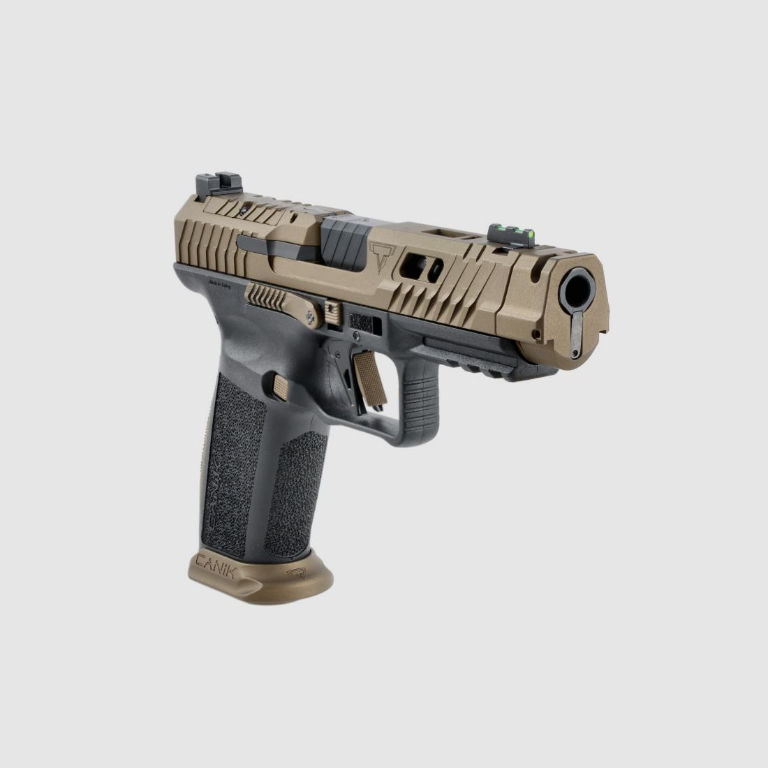 Pistola Canik TTI Combat cal. 9x19 mm bronce, imagen 8 de 9