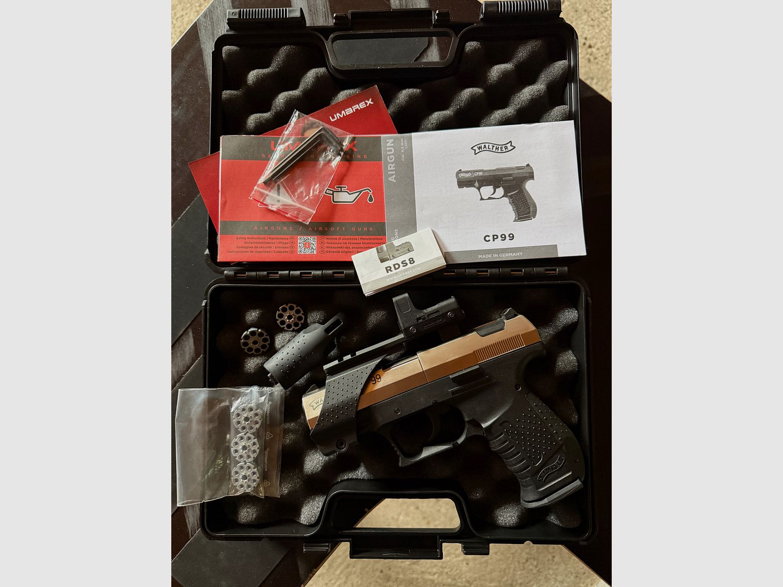 Walther CP99 4,5 mm Diabolo – Une compagne fidèle et précise en état quasi neuf