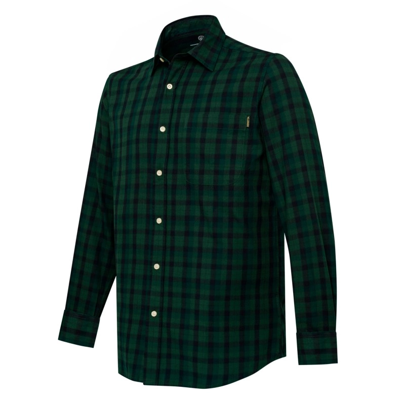 Koszulka BERETTA Bryggen Green & Black Check (LU382), zdjęcie 5 z 5