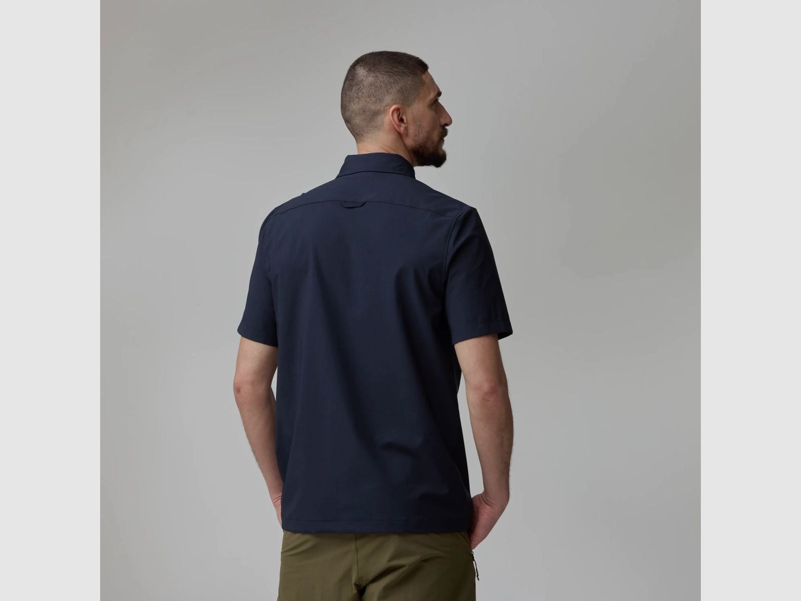 FJÄLLRÄVEN High Coast Pack Shirt SS M Navy