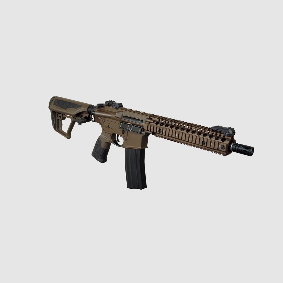ICS EMG Daniel Defense MK18 S3 (IMT-180S3-1) Coyote Rifle Airsoft S-AEG a partir de 18 años
