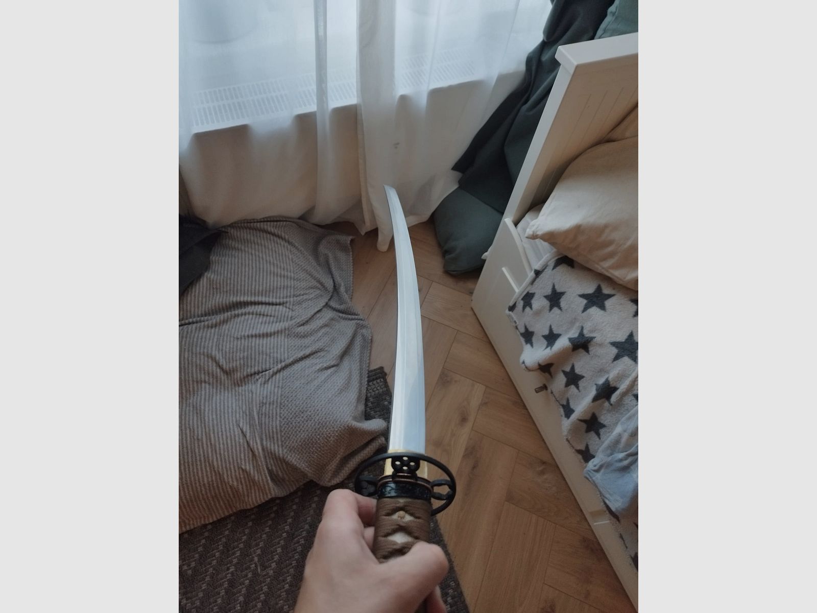 Sashikomi Katana mit scharfer Klinge handgefertigt