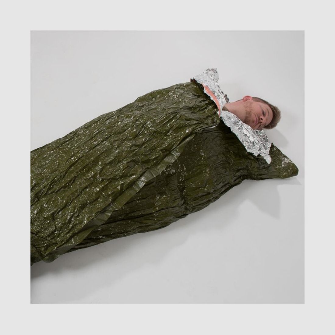 Blizzard Reflexcell Militär Rettungsdecke Grün