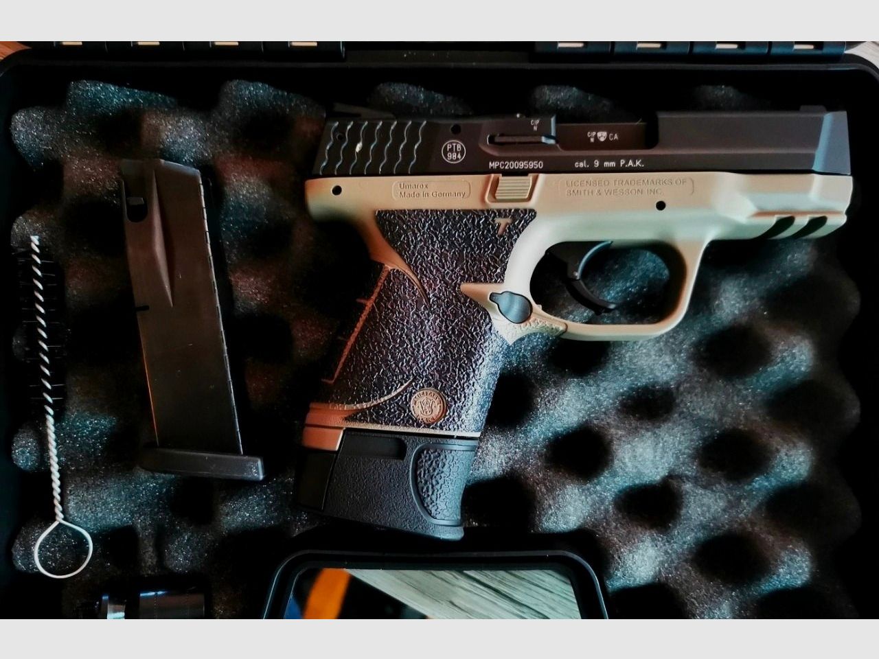 Smith and Wesson M&P9 9C in 9mm PAK